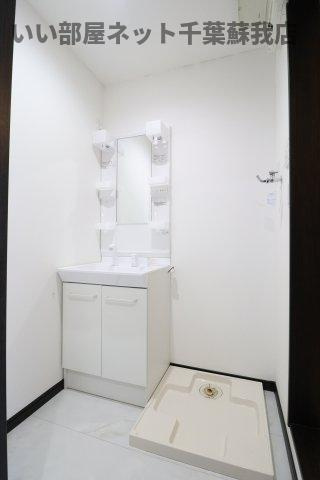 シャインフロント五井駅前の洗面所|忙しい朝には欠かせない洗面所です