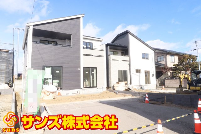 郡山市小原田２丁目　　　2号棟　　　小原田小学校、小原田中学区の外観|南側前面道路