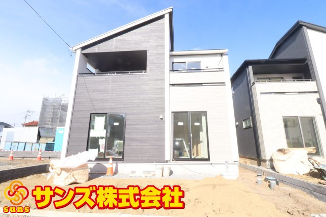 郡山市小原田２丁目　　　2号棟　　　小原田小学校、小原田中学区の外観|南東側から見た区画全体