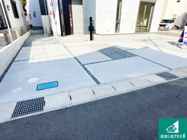 西脇市西脇　第15期　新築一戸建ての駐車場|駐車スペース！散水栓があるので、こまめに愛車を洗えます！