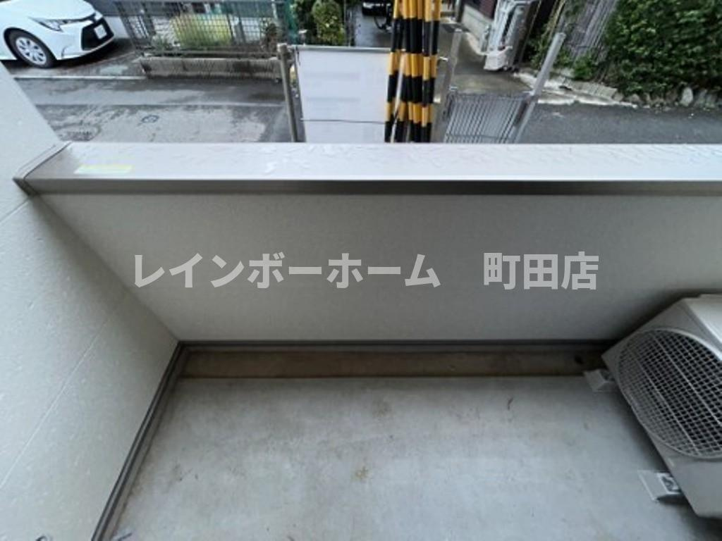 ジーメゾン海老名門沢橋エテルノ※初期費用分割あと払いサービス利用可能物件のバルコニー