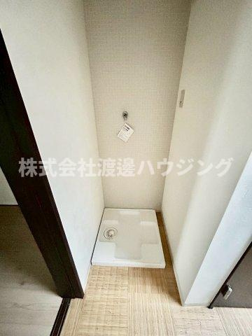 レトロハウス矢田westの設備|室内洗濯パン