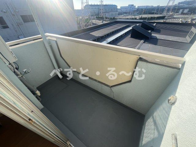 日下マンションのバルコニー