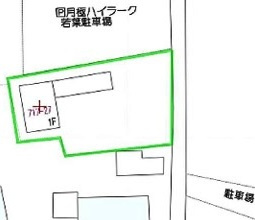 鶴ヶ島市上広谷　建築条件なし売地　東武東上線『若葉駅』徒歩13分　【杉下小学区】の土地図