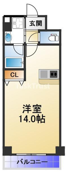 【間取り】 | HRフロントリーガル野江駅前