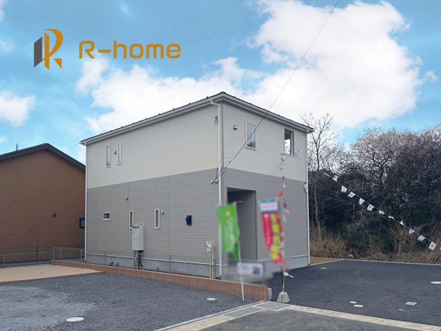 土浦市並木第15　新築戸建て　1号棟の外観|建物完成いたしました！ご予約で『平日』や『夕方』などでもご見学可能です！