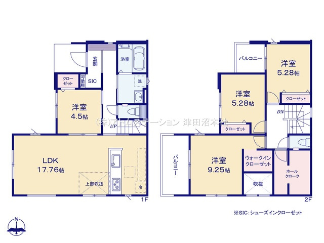 【区画図】 | アトムセレクト習志野市屋敷5期　1号棟