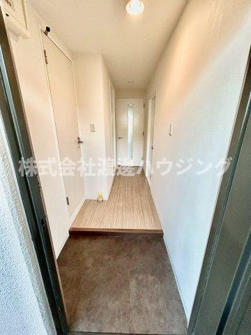 サンハイツ木多の玄関