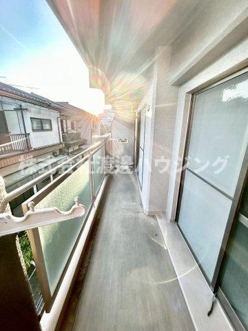 サンハイツ木多のバルコニー