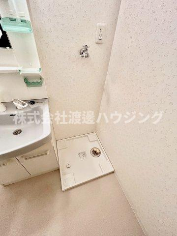 サンハイツ木多の設備|室内洗濯機置場