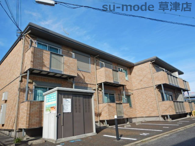 【外観】 | メゾン栗東 | 落ち着いた雰囲気の外観です