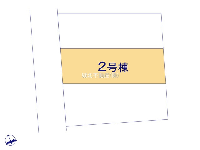 杉並区宮前1丁目 全3棟 2号棟の区画図