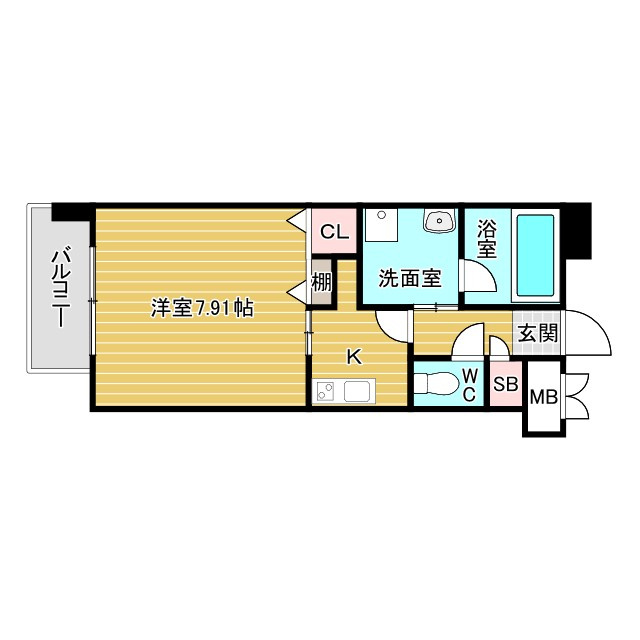 グランシス江坂の間取り