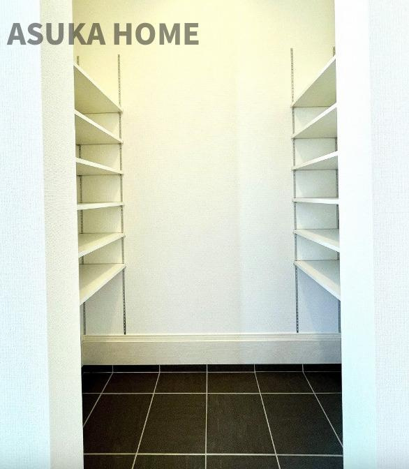 旭区今宿南町 の収納|先ずは見て欲しいです！靴や傘や外用具など悩むことなく、大体入ってしまう容量になってます。