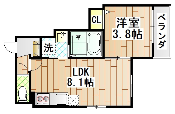 ジャカルタ519の間取り