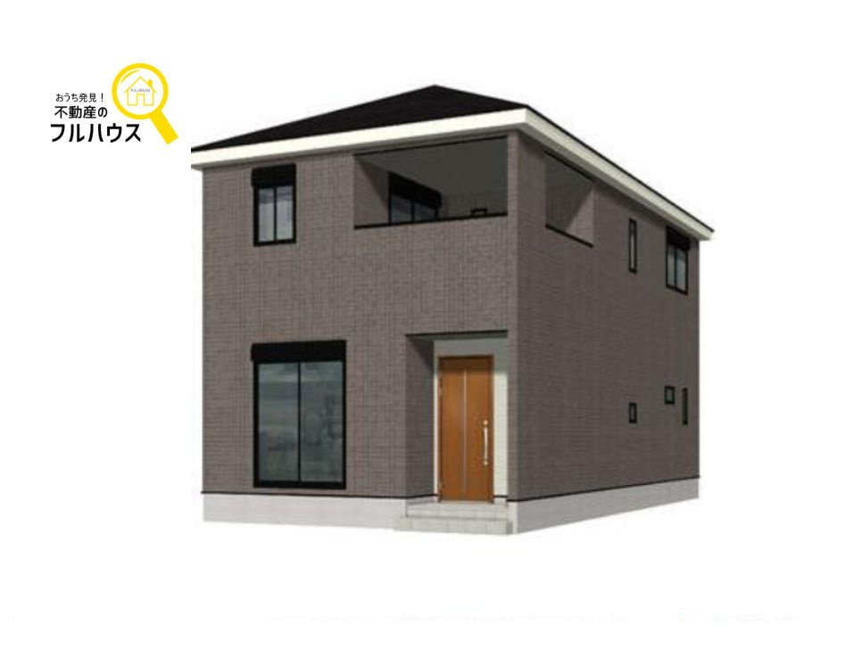 クレイドルガーデン八戸市小中野第7　4号棟の外観パース