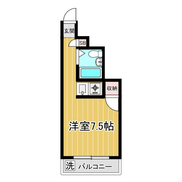 エレガンス浜田山の間取り