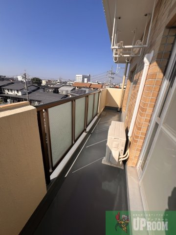 ドミール・ブランのバルコニー