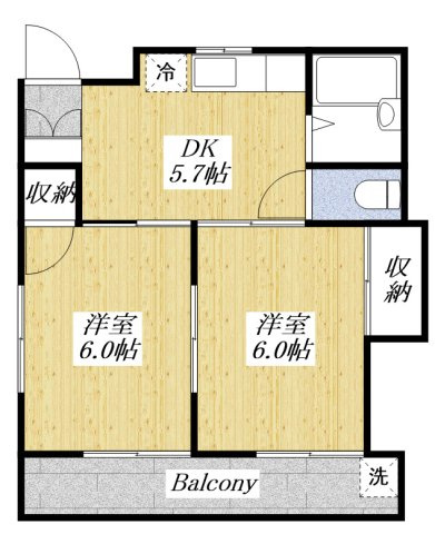 【間取り】 | コートピアM