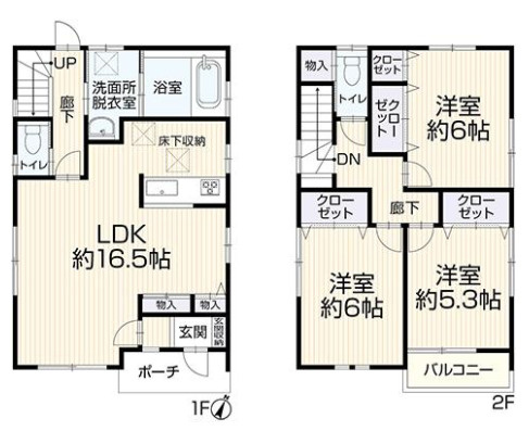 【間取り】 | 明石市大久保町大窪　中古戸建 | 3LDKです。
