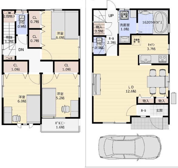 【間取り】 | 明石市大久保町大窪　中古戸建 | 3LDKです。