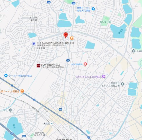 明石市大久保町大窪　中古戸建の地図