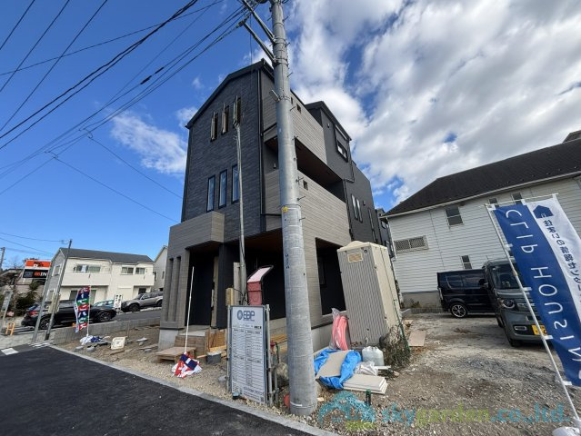平塚市龍城ヶ丘　新築戸建　全3棟1号棟の外観