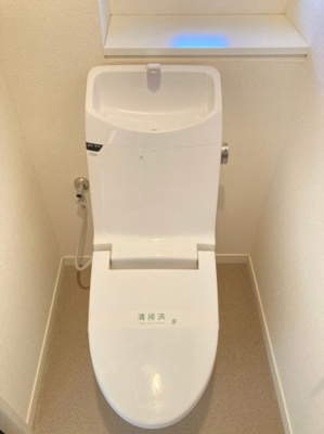 【トイレ】 | グランシャリオ | 落ち着いた色調のトイレです