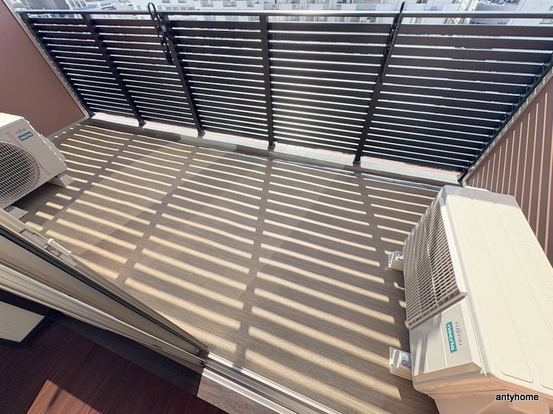 プレジオ梅田　仲介手数料無料のバルコニー