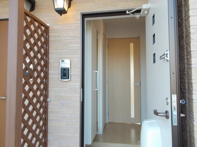 ノースパークＡの玄関|シンプルで使いやすい玄関です