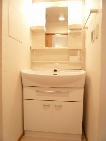 ベル・オーブの洗面所|広い洗面スペース