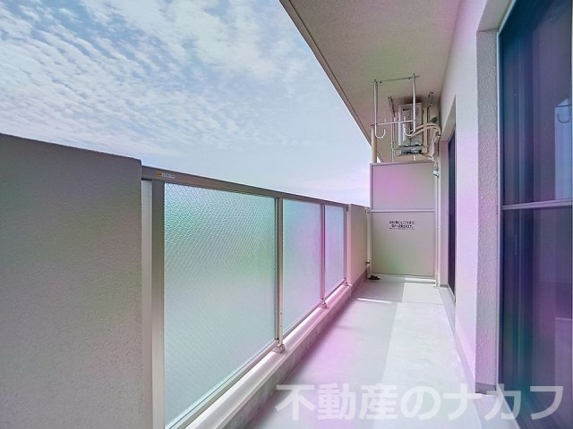 ソルーナ松橋のバルコニー