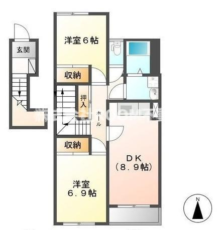 トゥインクルの間取り