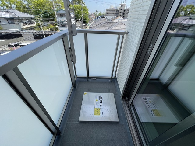 ヘーベルメゾン小松北町のバルコニー