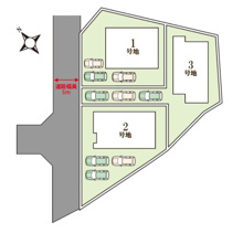 ワールドヒルズ新田3丁目　全3区画【建築条件付き土地】の画像