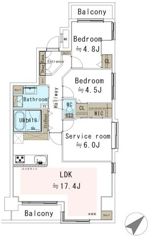 【間取り】 | SSKグリーンパーク入谷