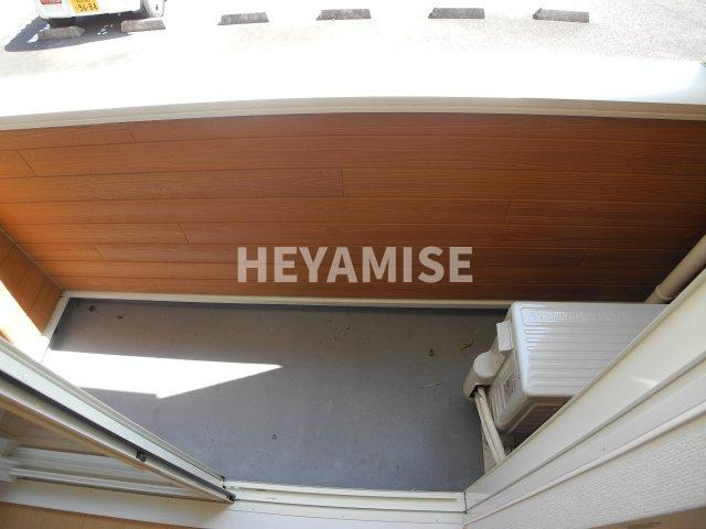 スワンコリーヌのバルコニー|※室内画像は別号室のもの(反転タイプ)