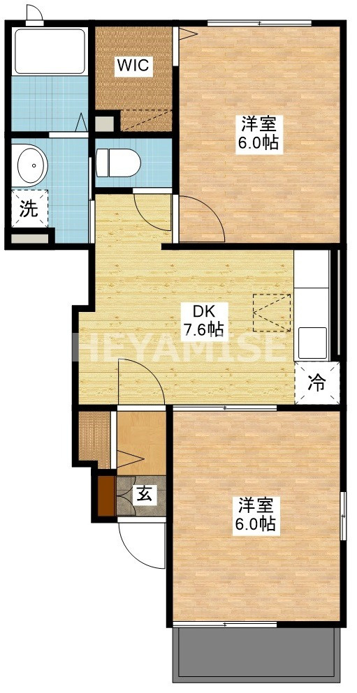 スワンコリーヌの間取り