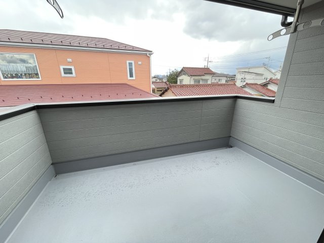 高崎市新町第24（全1棟）1号棟のバルコニー
