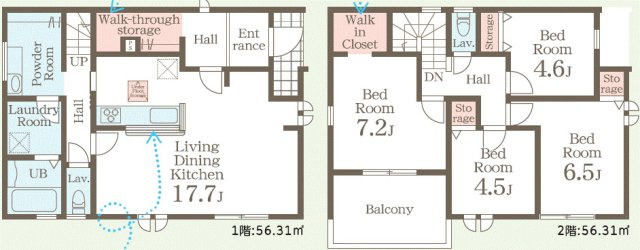 高崎市新町第24（全1棟）1号棟の間取り