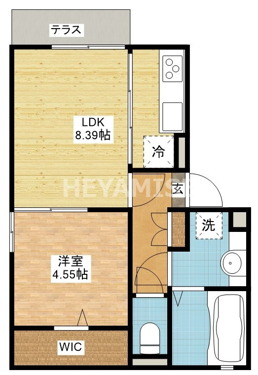 プードリエ本町の間取り