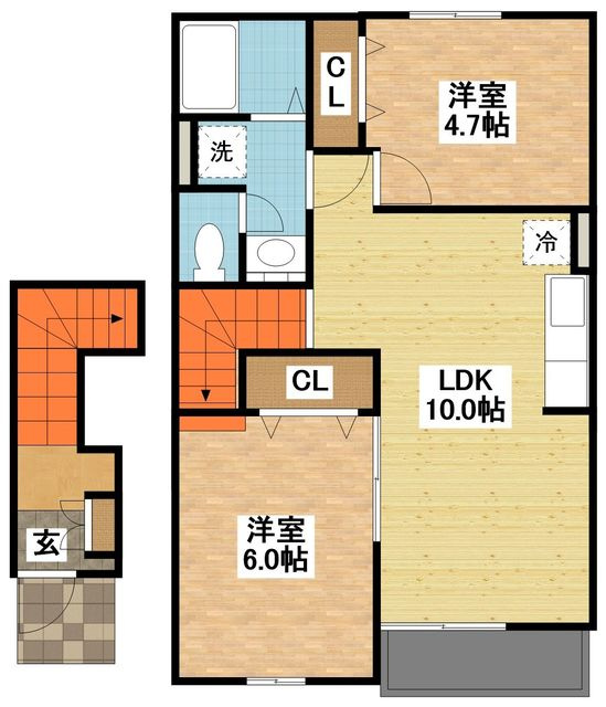 ラ・ベレッツァⅢの間取り