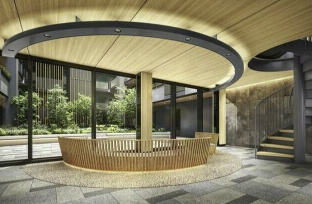 パークホームズ代々木西原のロビー