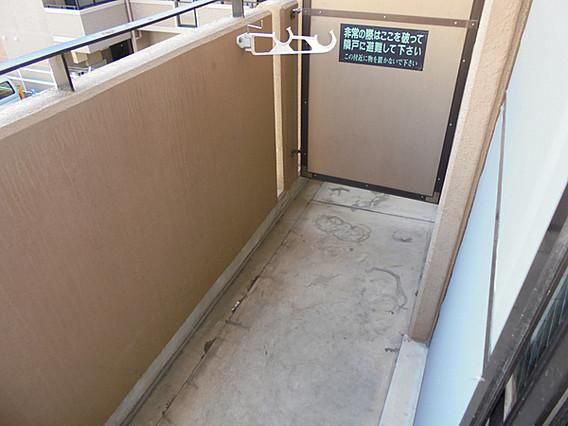 ロマネスク甲南のバルコニー