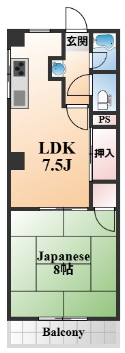 住吉パームスの間取り