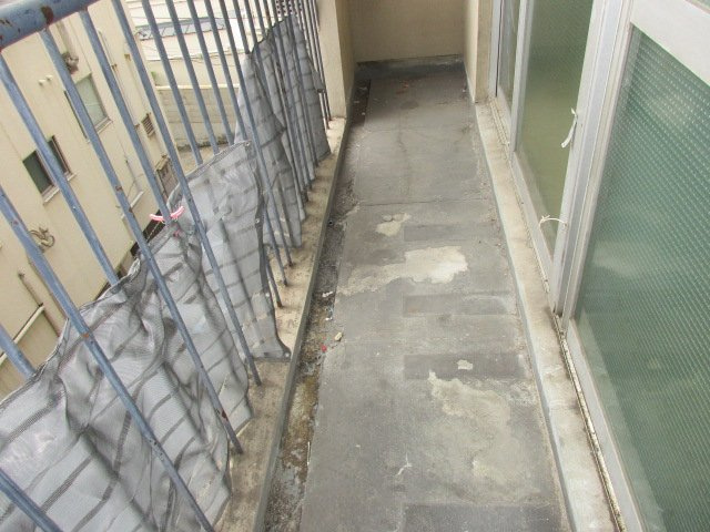 江南荘のバルコニー