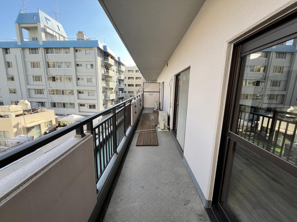 ハイム北野フェニックスのバルコニー