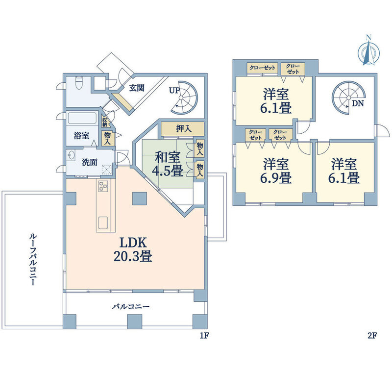 甲南コーポラスの間取り