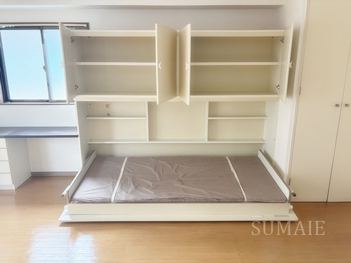 オコスビルの収納|ベット収納されております