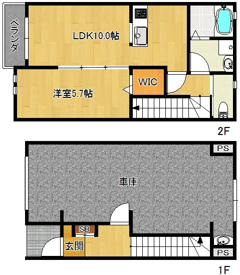 エスパース女郎花の間取り